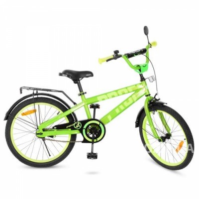Велосипед детский PROF1 20Д. T20173 Flash (салатовый)